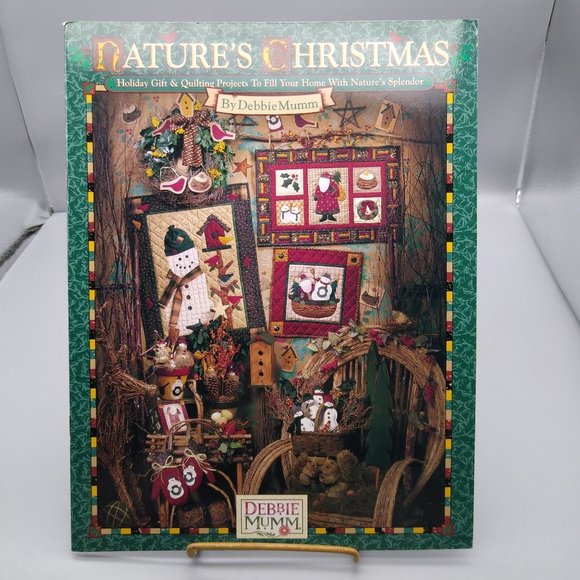 Vintage Quilting Patterns, Nature's Christmas by Debbie Mumm, Holiday Gift - Picture 1 of 2